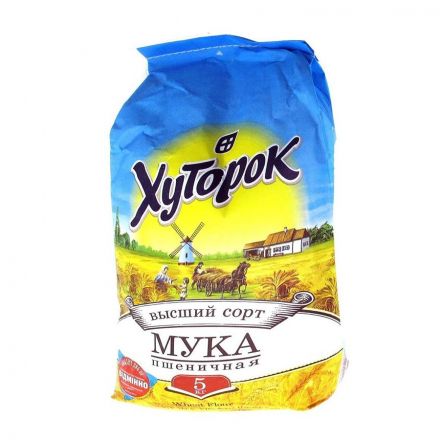 Борошно 5 кг Хуторок пшеничне