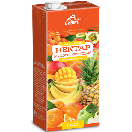 Купить Нектар 1л День у День Яблучно - виноградний, тетра пак в АТБ Market