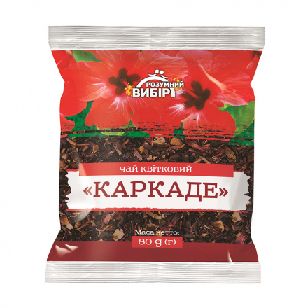 Чай 80г Розумний вибір квітковий Каркаде