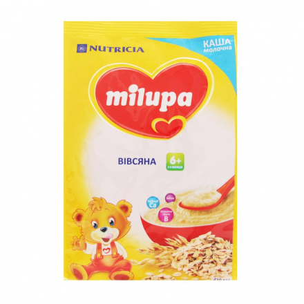 Каша 210г Milupa молочна швидкорозчинна вівсяна